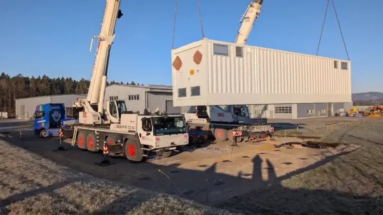 Schwertransport: Trafo-Schaltanlage nach München