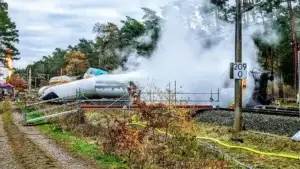 Mehr über den Artikel erfahren Spezial-Heizeinsatz nach Zugunglück mit Heizcontainer in Gifhorn