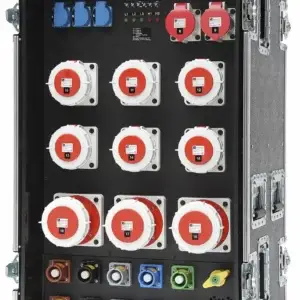 400A Hauptverteiler im Flightcase Powerlock